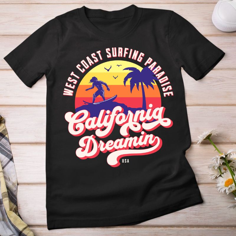 California Dreamin' Surf Tee