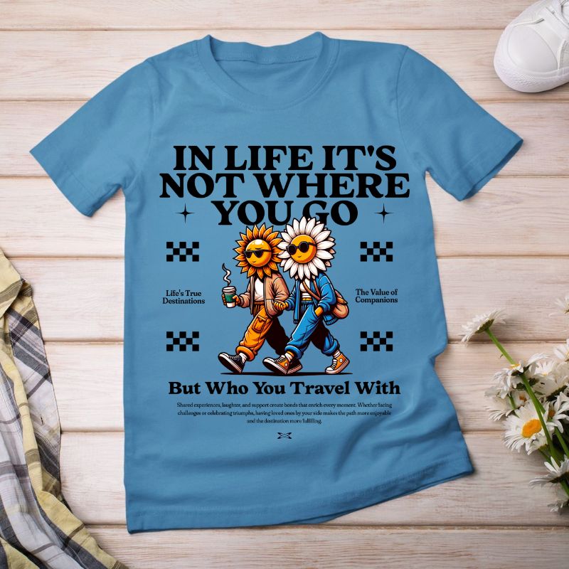 Who You Travel With - Adventure Tee - Journey Emporium