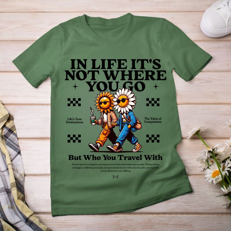 Who You Travel With - Adventure Tee - Journey Emporium