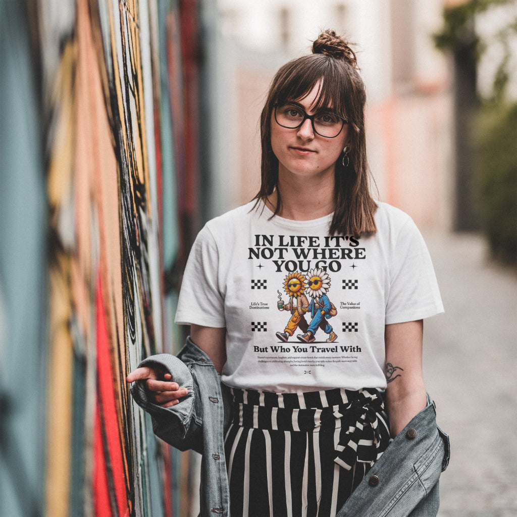 Who You Travel With - Adventure Tee - Journey Emporium