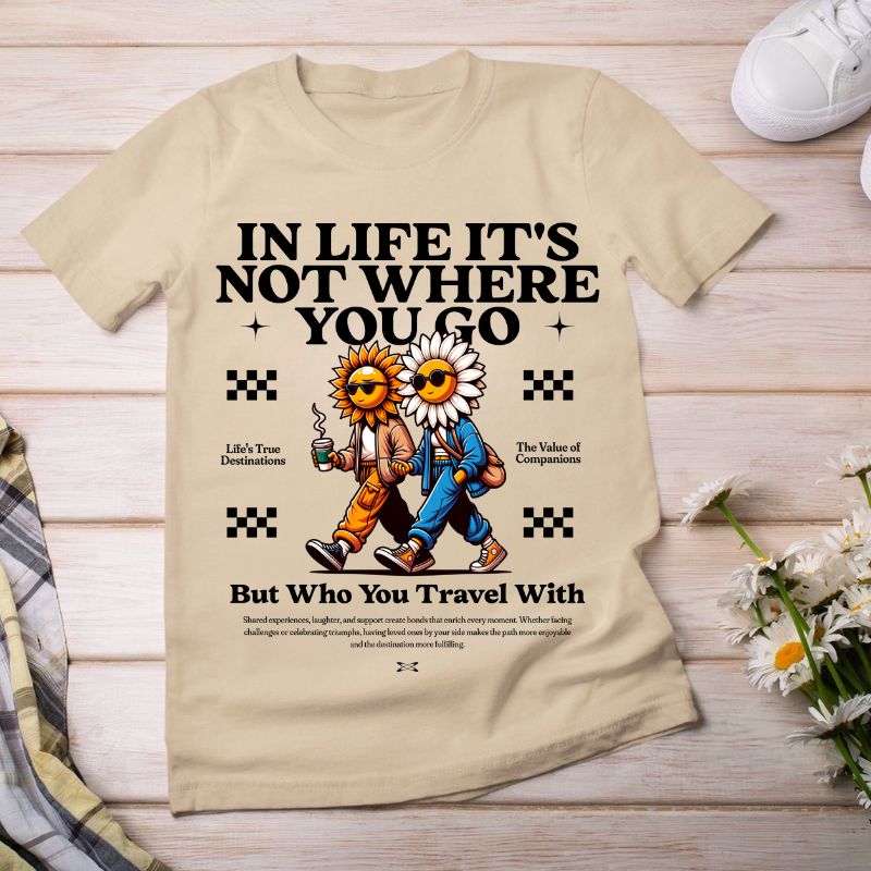 Who You Travel With - Adventure Tee - Journey Emporium
