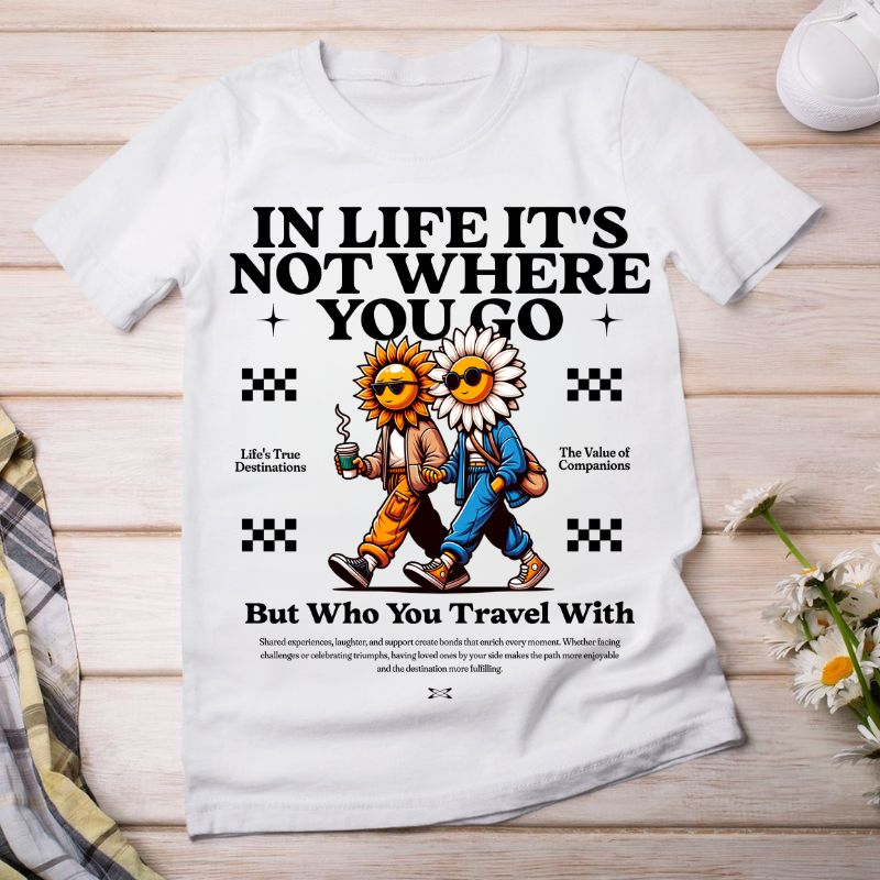 Who You Travel With - Adventure Tee - Journey Emporium