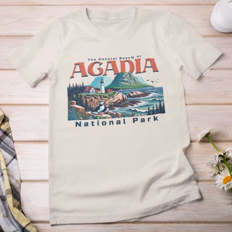 Acadia National Park Tee - T-Shirt by Journey Emporium