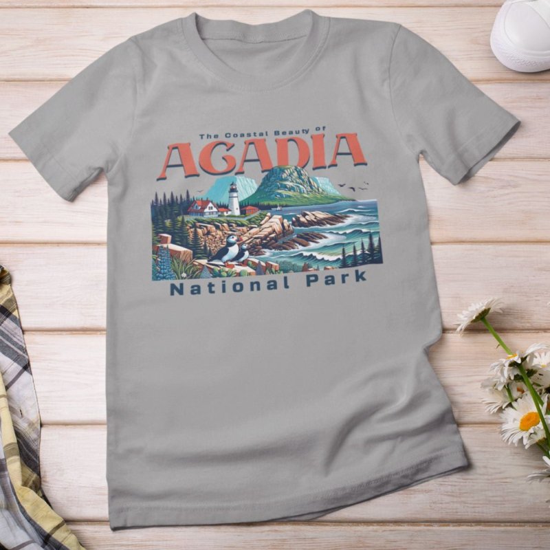 Acadia National Park Tee - T-Shirt by Journey Emporium