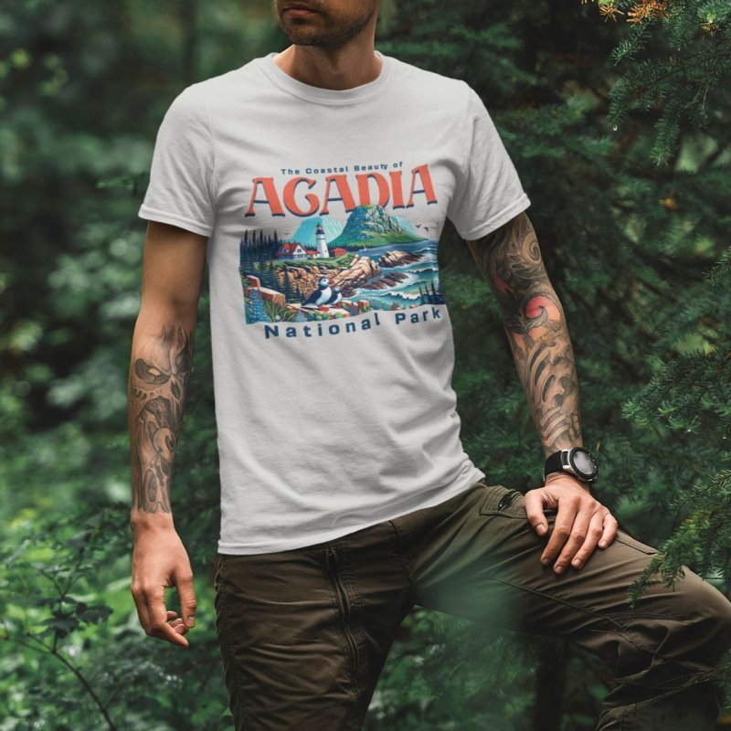 Acadia National Park Tee - T-Shirt by Journey Emporium