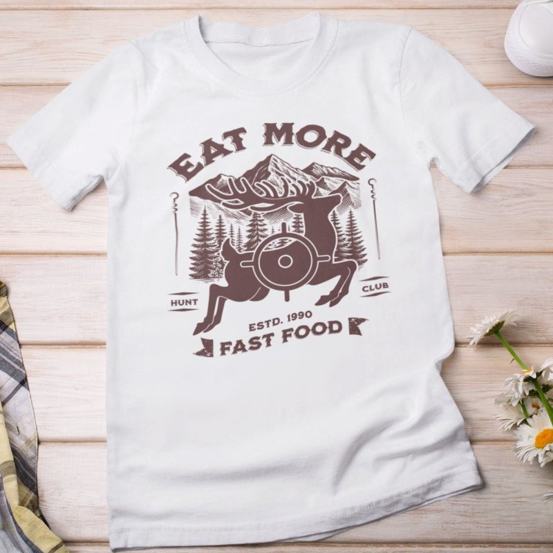 Fast Food Hunting Season Tee - T-Shirt by Journey Emporium