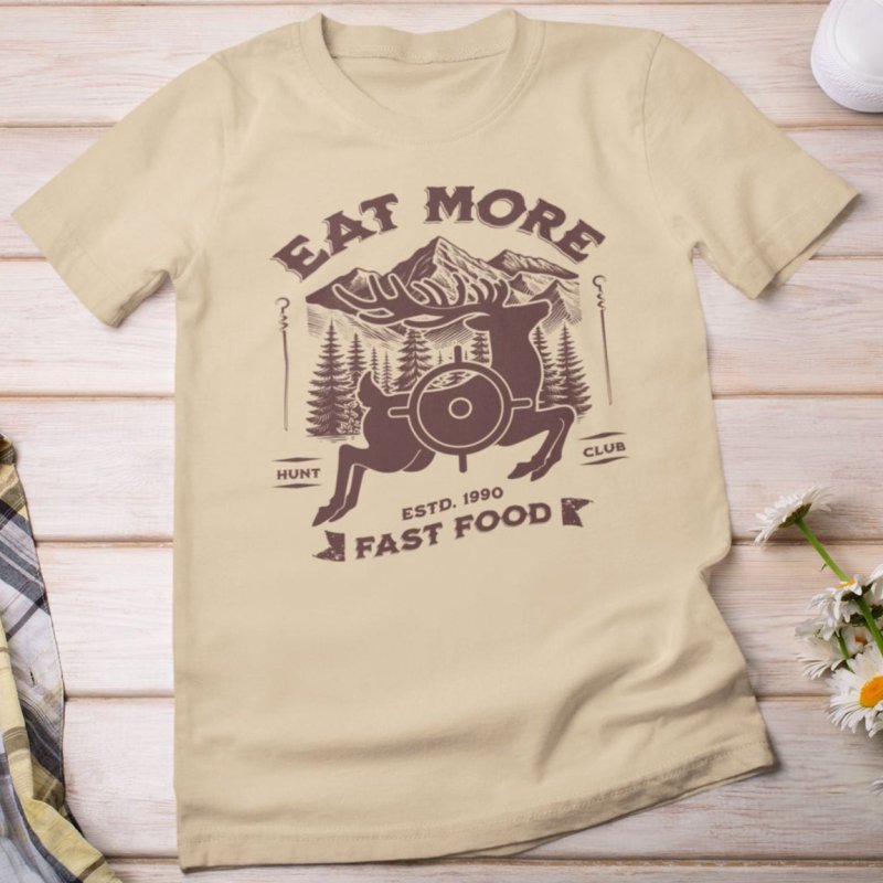 Fast Food Hunting Season Tee - T-Shirt by Journey Emporium