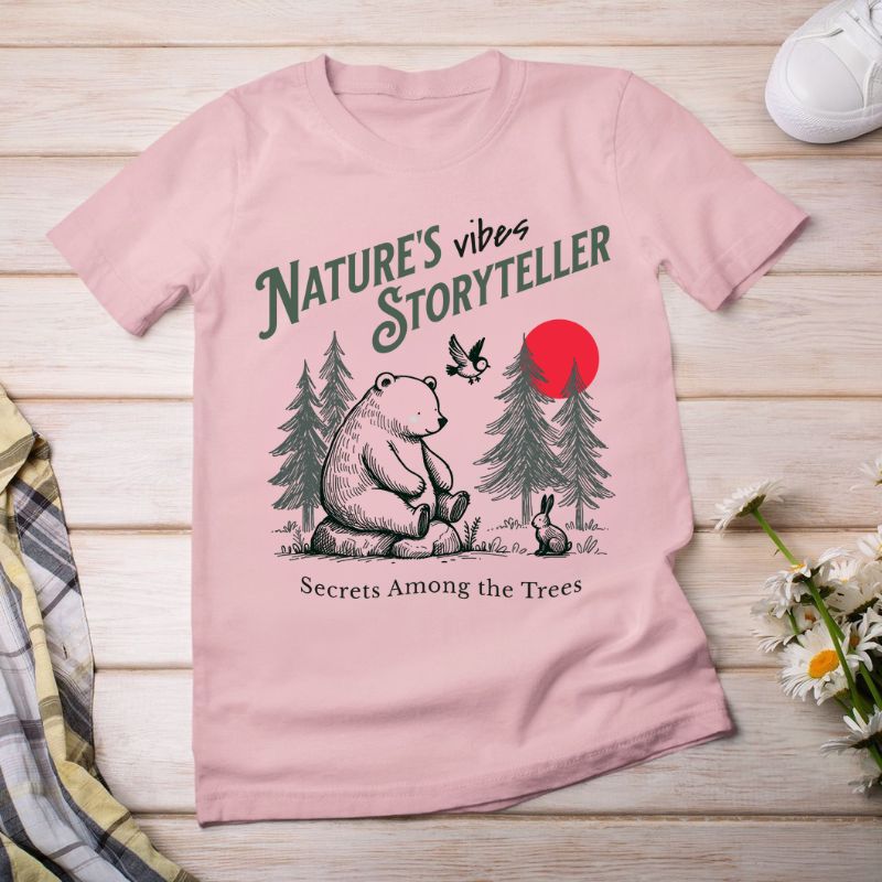 Nature's Vibes Storyteller Tee - Forest Adventure