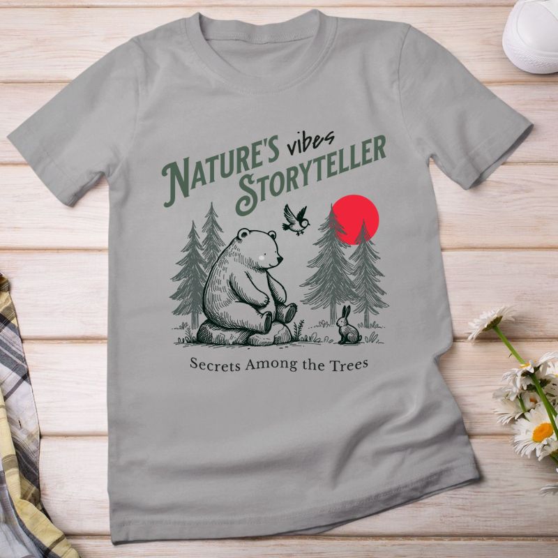 Nature's Vibes Storyteller Tee - Forest Adventure