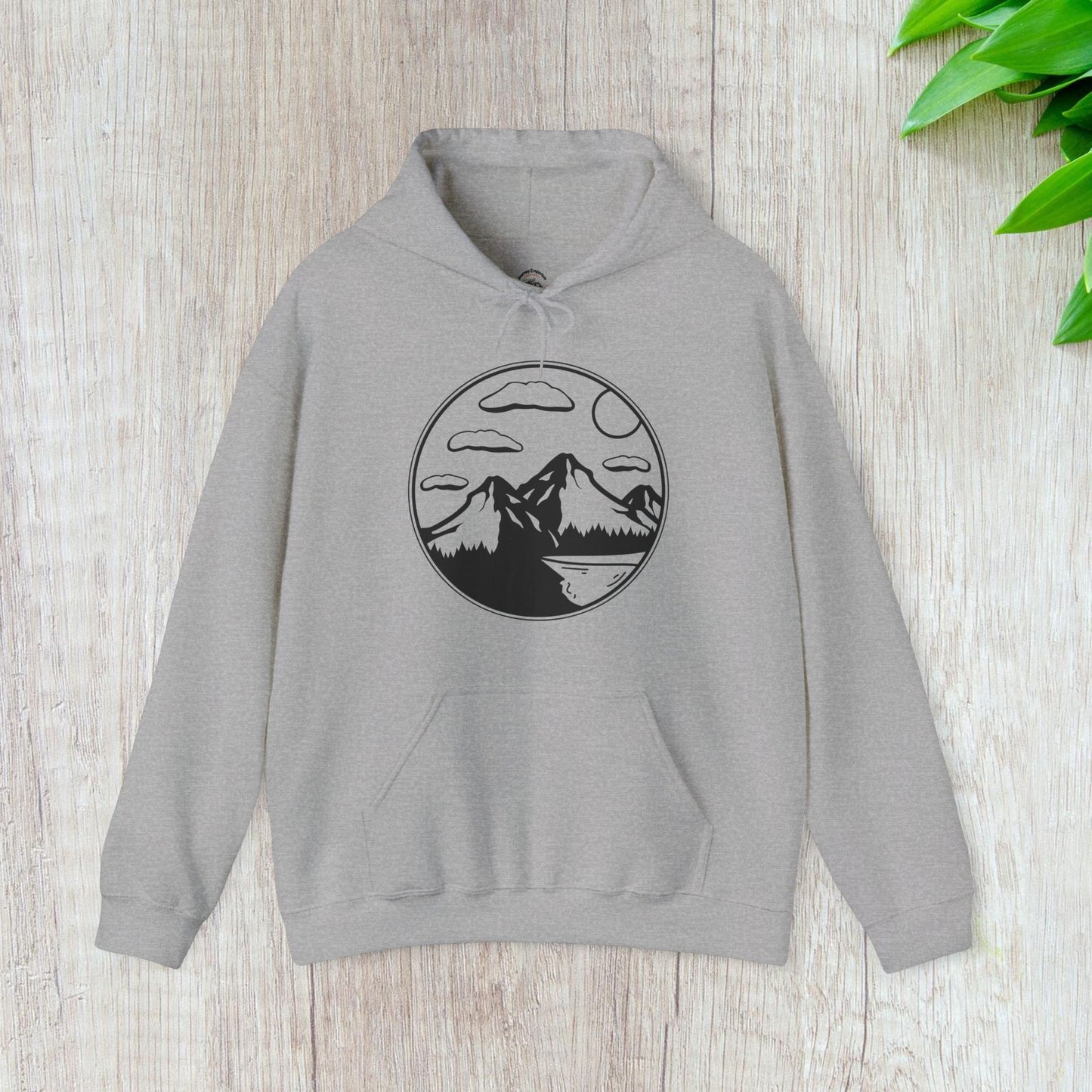 Cloudy Horizon Mountain Hoodie