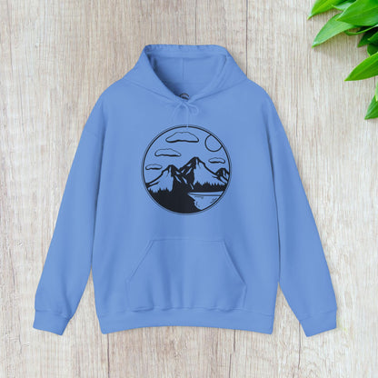 Cloudy Horizon Mountain Hoodie