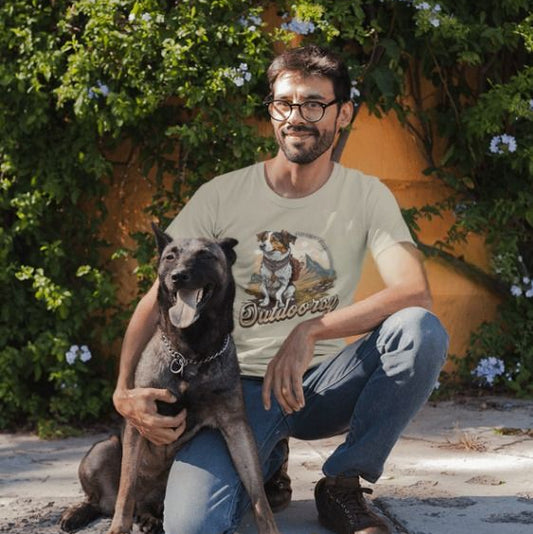 Outdoorsy Adventure Dog T-Shirt