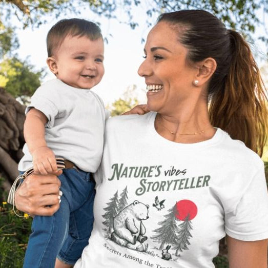 Nature's Vibes Storyteller Tee - Forest Adventure