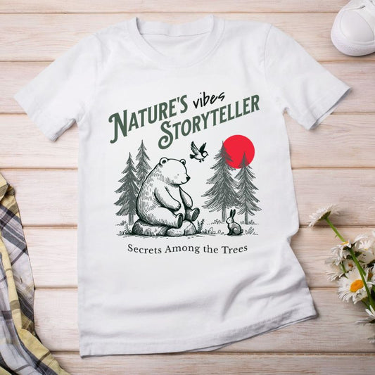 Nature's Vibes Storyteller Tee - Forest Adventure